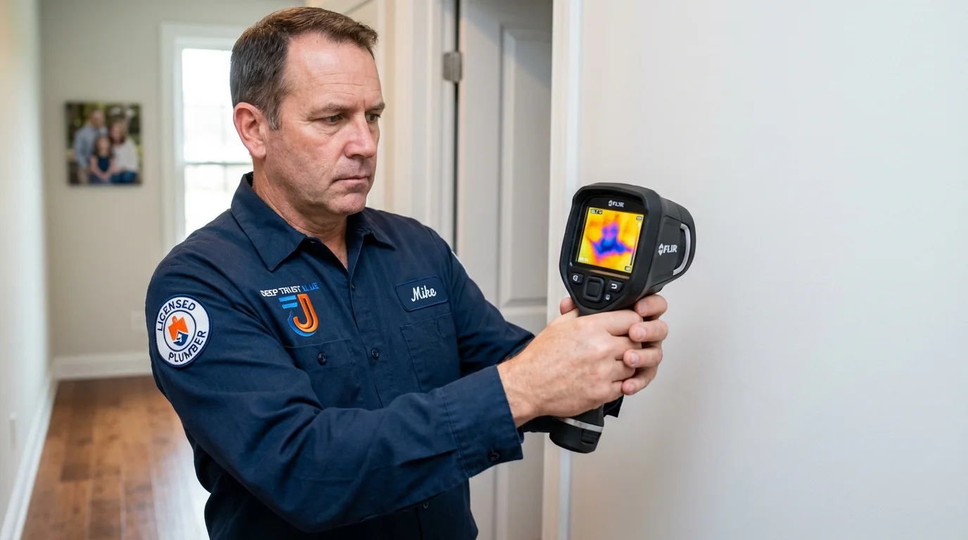 Thermal imaging leak detection by Johns Plumbing LLC in Tierra Amarilla
